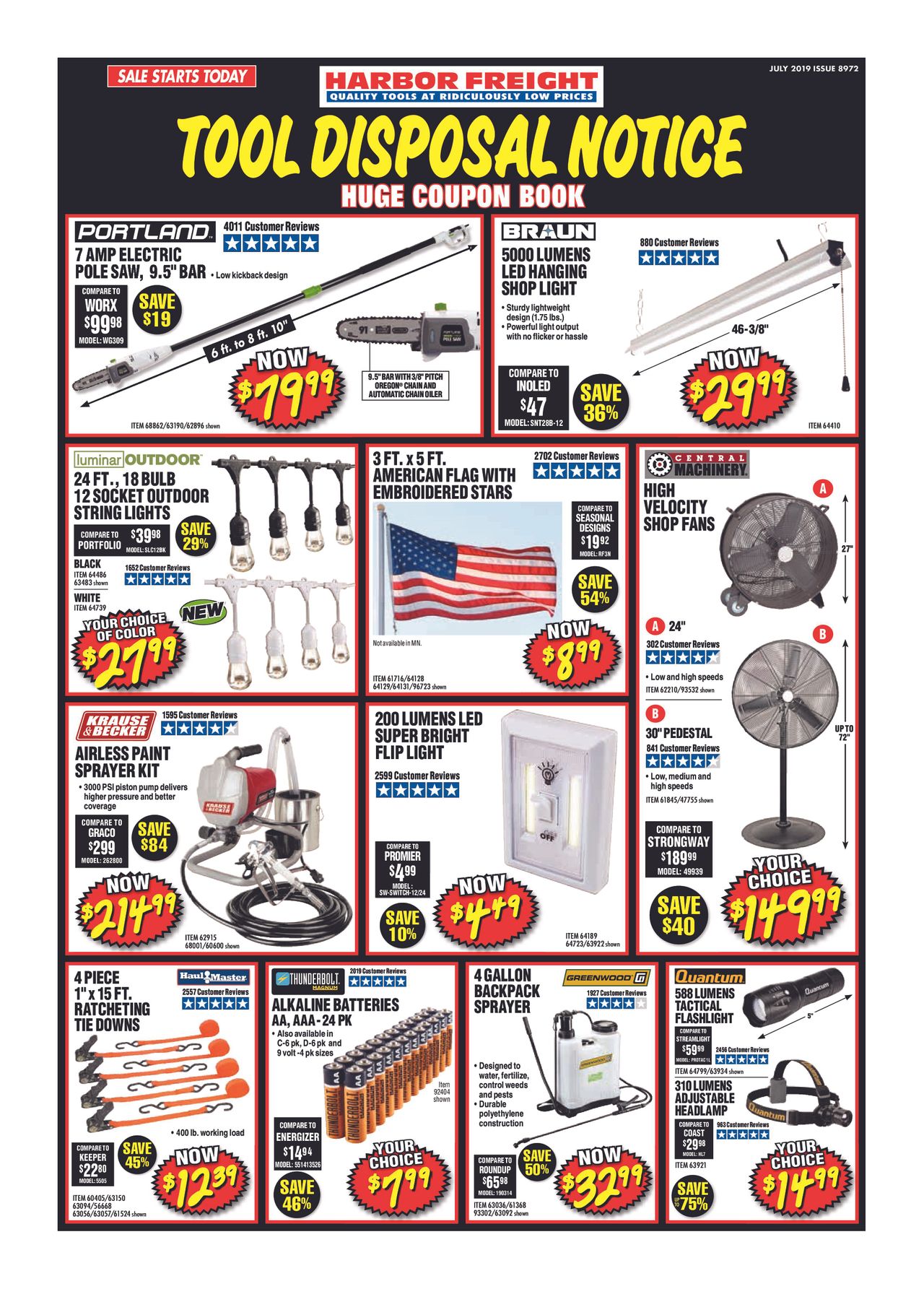 Current flyer of Harbor Freight Tools | us.promotons.com